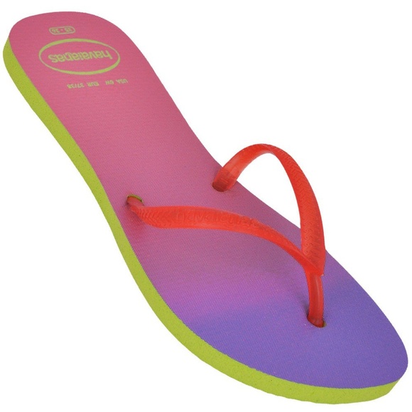 🆕Havaianas Flat Beach Flip Flop Sandals Sunset - Picture 2 of 6
